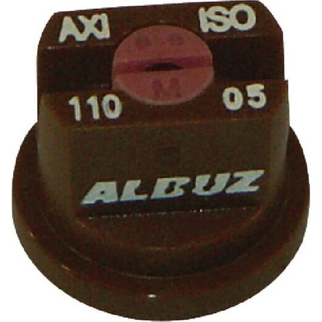 Tobera est谩ndar doble chorro plano AXI 110掳 05 marr贸n cer谩mica Albuz ALBUZ AXI11005