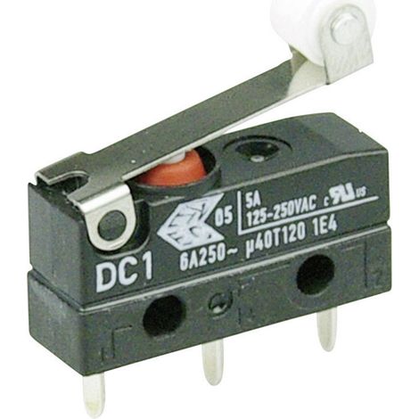 ZF DC1C-H1RB Mikroschalter DC1C-H1RB 250 V/AC 6 A 1 x Ein/(Ein) IP67 tastend 1 St.