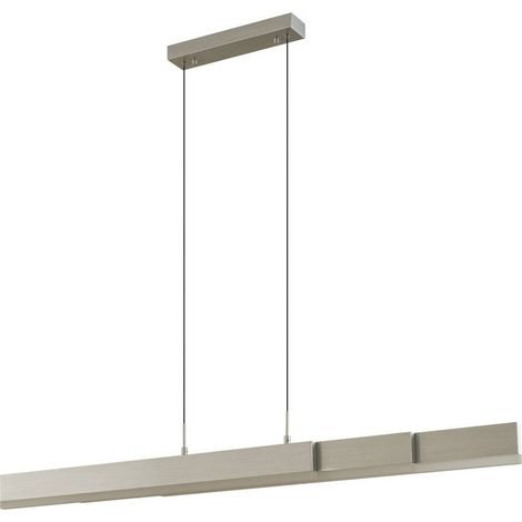 Lucande Lámpara colgante 'Torven' en Gris de Metal