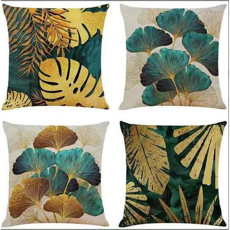 Hot-selling Pumpkin Carriage Ginkgo Leaf Pillowcase - Autumn Home Decor Pillowcase, Sofa Cover, Backrest Cushion - Ginkgo Leaf - 5050cm