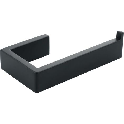 Porte Rouleau Papier Toilette, Longueur 15 CM, Derouleur Papier Toilette Murale pour Salle de Bain/Cuisine, Support Papier Toilette Mural en Acier Inoxydable SUS 304, Durable et Pratique, Noir (1/5)