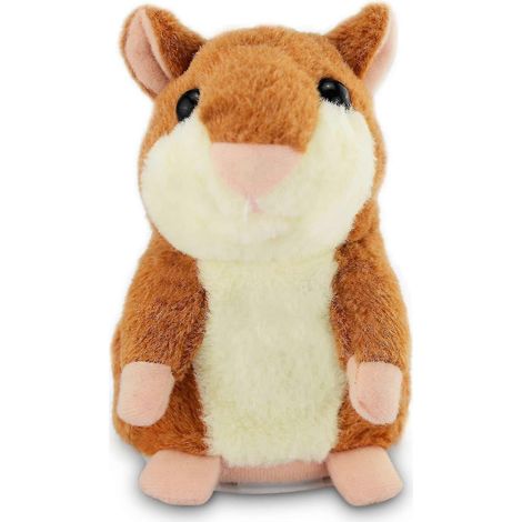 Electric Plush Toy Talking Hamster Repeat Function Talking Hamster Stuffed Hamster For Kids, Gift For Girls