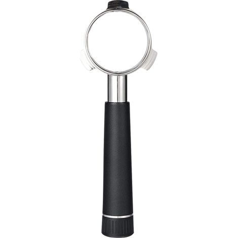 Portafiltro sin fondo de 54 mm con 3 asas, mango de aleación y cabezal de acero inoxidable, compatible con las cafeteras Breville 870/875/878/880. (1/5)