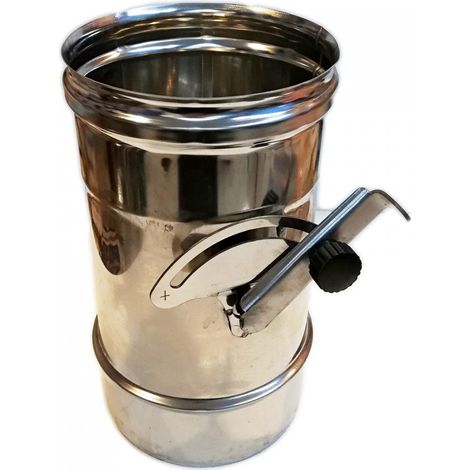 Manicotto mf inox air aisi 304 da 80mm con valvola manuale e chiusura quasi totale (1/6)