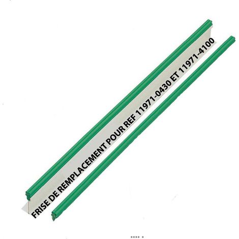 Frise verte H 1,50 cm pour Separateur plastique socle blanc L 75 cm - couleur: Vert