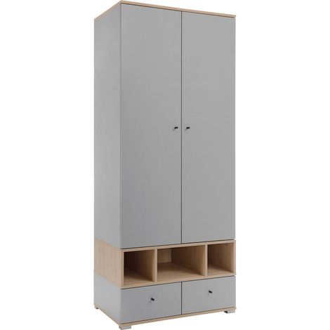 Armario Ciravie 100 , 195x80x50cm, Puertas de armario: Con bisagras, Número de estantes: 0 (1/4)