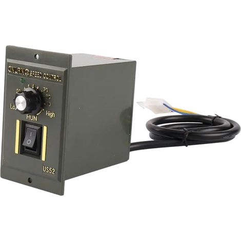 Régulateur de vitesse de moteur 220 V US-52, interrupteur de contrôle de vitesse de moteur 400 W, 120 W, 90 W, 250 W, 90 W, 60 W, 40 W (1/5)