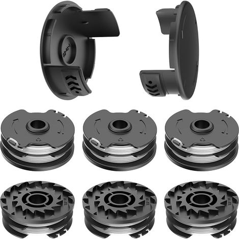 Bobine de fil TLP-01, pour coupe-bordures PRTA 20-Li A1/B1/B2/C3 PRT 300 A1, PRT 550 A1/A3, compatible avec bobine de coupe-bordures (1/5)