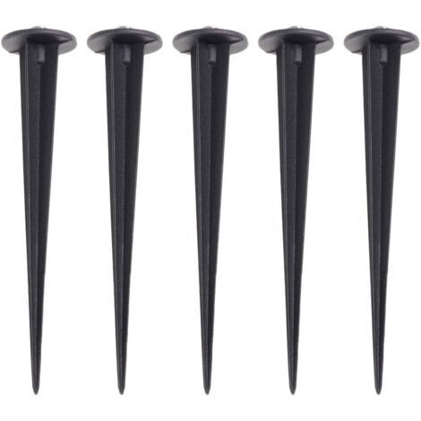 Set of 5 Aluminum Ground Stakes 6.3 Inch with M5 Screw Accessories for Garden Lighting Landscape Lighting Weather Resistant for Lawn Path Outdoor (1/5)