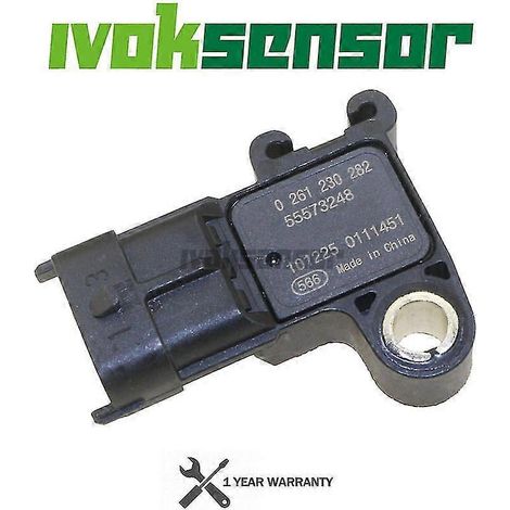 Capteur de pression absolue d'admission d'air (Drucksensor sender) compatible avec Opel Signum Vectra C GTS 1.6 1.8 12591290 55573248 (1/4)