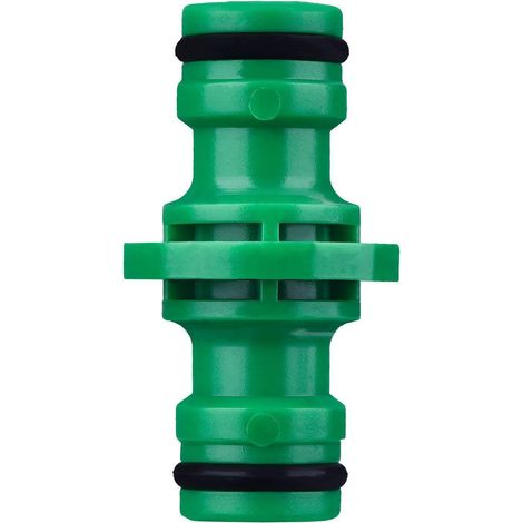 Ahlsen Pieza de conector de tubo con doble rosca exterior para conectar mangueras de jardín (verde) (1/5)