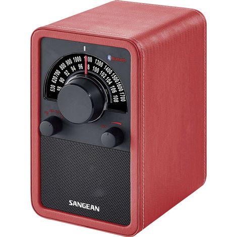 Sangean WR-15BT Tischradio UKW, MW AUX, Bluetooth®   Rot