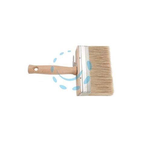 PLAFONCINO SETOLA BIONDA MANICO LEGNO - mm.140x40