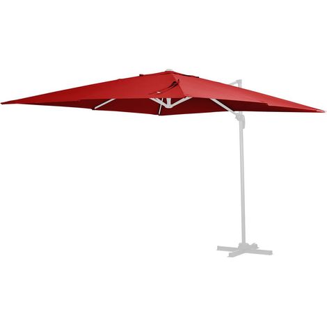 Telo per ombrellone da giardino "Sun 3" - 3 x 3 m - Rosso