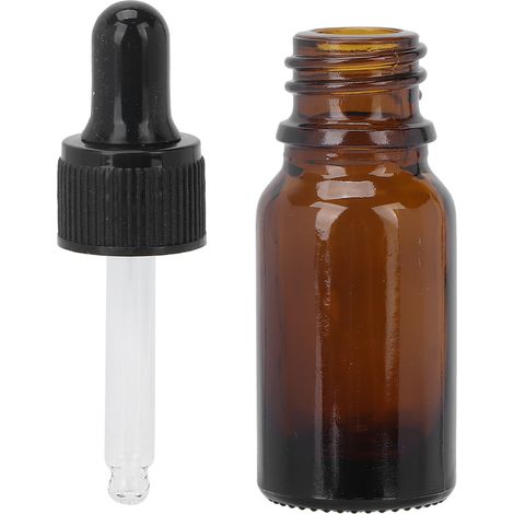 Flacon vide rechargeable pour huiles essentielles, flacon compte-gouttes portable pour parfum DIY, accessoire de parfumerie, 10 ml (1/5)
