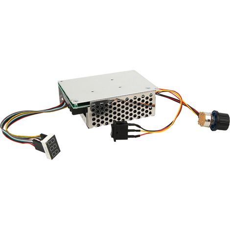 DC-Bürstenmotor-Controller mit CW/CCW-Schalter, PWM-Drehzahlregelung 12 V, 24 V, 36 V, 48 V (mit Gehäuse) (1/5)