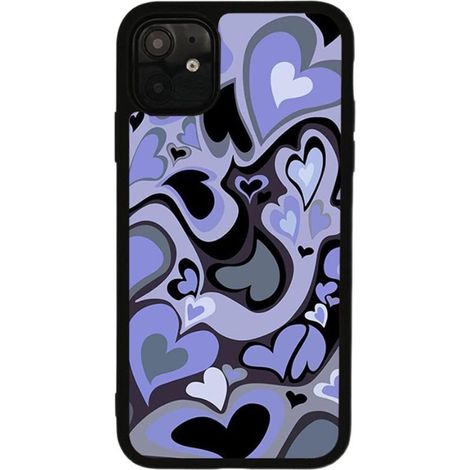 Geeignet für ultradünne, stoßfeste Handyhüllen, lila Softcase, kompatibel mit iPhone 11. Das Produkt entspricht exakt der Abbildung. Es besticht durch seinen Retro-Look der 90er-Jahre und ist somit so (1/2)