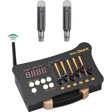 Drahtloser DMX 512-Controller für DJ-Equipment, DMX 512-Konsole, Bühnenbeleuchtung für Moving-Head-LED-PAR-Projektoren. (1/5)