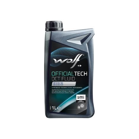 Huile de boîte automatique à double embrayage (DCT) DCT FLUID - Bidon de 1 litre - Ce produit de marque WOLF est neuf.