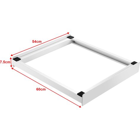 Kit de superposition pour lave-linge sèche-linge standard 60 cm blanc (1/4)