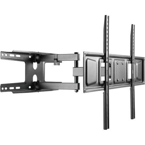 Support TV orientable D2 37 à 70" - VESA 600x400mm - 1 Bras orientable à 180° - Poids Max. supporté 35 Kg - Inclinaison +10°-15° - Orientation +3°-3° (1/4)