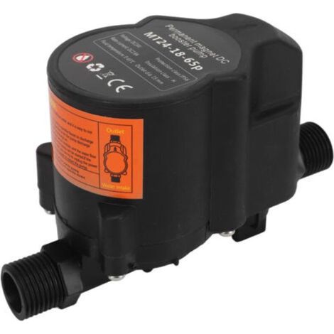 Automatische Induktions-Wasserdruckerhöhungspumpe, geräuscharme Duschpumpe für Badezimmer, EU-Stecker DC24V 100-240V (1/4)