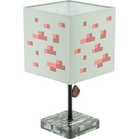 Paladone Minecraft lámpara de sobremesa metal y tela 35 cm