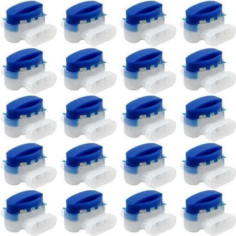 20-piece cable connectors, 314 gel-filled resin terminals, waterproof connector cable fittings for outdoor garden, robotic lawnmower, and car. (1/5)