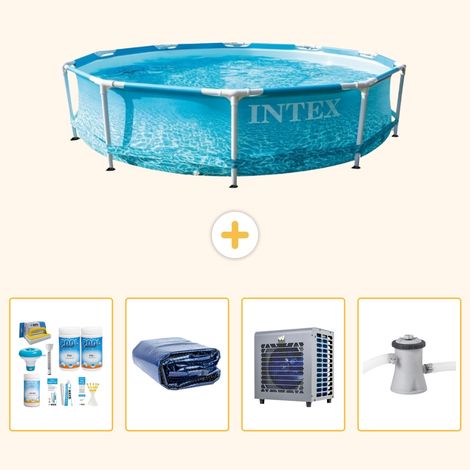 Intex Piscine Tubulaire Ronde - 305x76 cm - 5-pièces S128 (1/5)