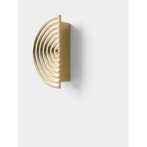 Poignée de Meuble,Bouton en Alliage de zinc de PoignéE Ronde de Porte de Placard Avec Vis pour Porte D'Armoire,Portes D'Armoire et Tiroirs de Commode(Style 6227, festonné, or, lot de 2) (1/4)