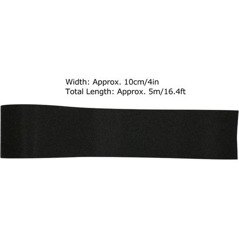 Ruban adhésif antidérapant de sécurité noir, 10 cm x 5 m (1/5)