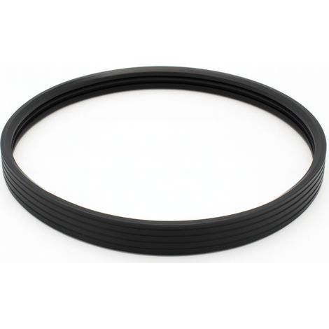 Guarnizione siliconica h.12 mm canna fumaria doppia parete tenuta ermetica misura Ø 180/230 mm - confezione 1 (1/5)