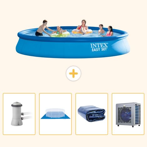 Intex Piscine Easy Set Ronde - 457x84 cm - 5-pièces S278 (1/5)