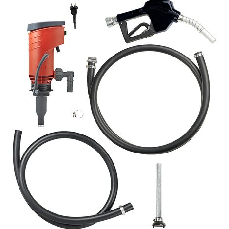 PRESSOL, Pompe électrique vide-fûts pour fuel/gasoil, avec