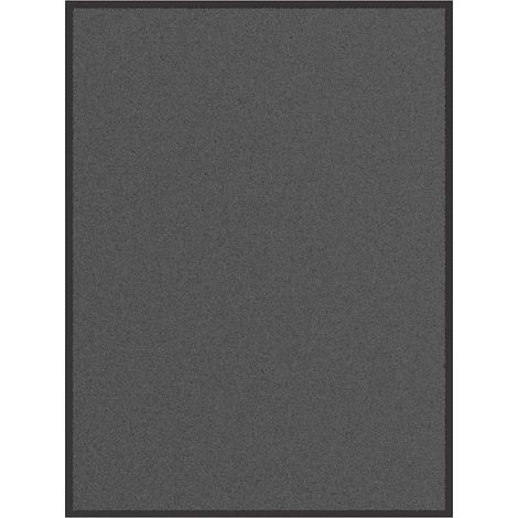 Zerbino di design antracite antiscivolo 90 x 120 cm assorbente per l'umidità per uso interno ed esterno in PP antracite 020058163