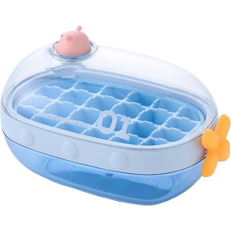 Cette bouteille 2 en 1 combine les fonctions d'une gourde et d'un bac à glaçons. C'est une machine à glaçons portable en silicone (1/5)
