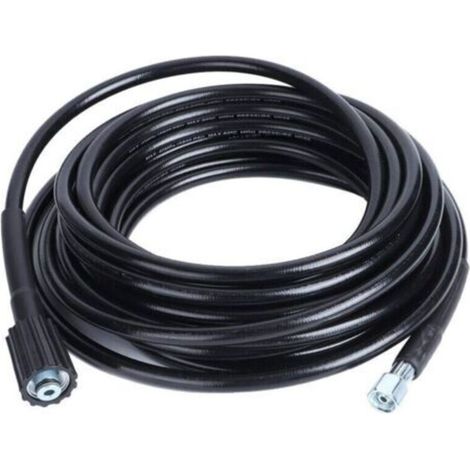 Tuyau Haute Pression 10m, M22 Filetage Flexible Nettoyeur Haute Pression Avec Connecteur Quick Connect de Type clic pour nettoyeurs Haute Pression Krcher K2 K3 (1/5)