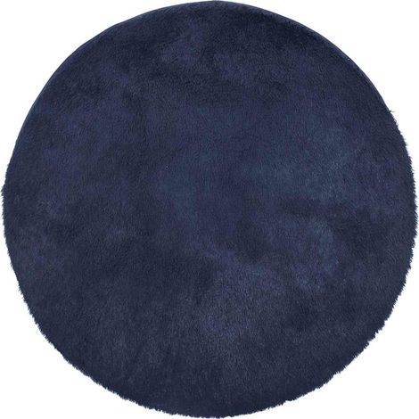 Maison Exclusive - Teppich Shaggy Hochflor NAVARRA Marineblau 160