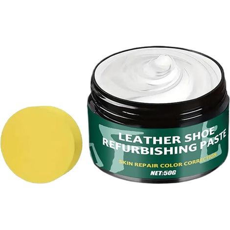Nettoyant cuir pour canapé Crème de nettoyage intérieur automobile – Crème pour cuir pour sacs à main, bottes, sacs à main, chaussures, vestes, ceintures de sécurité (1/5)