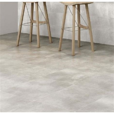 Carrelage sol extérieur effet béton SELECT 45x45 cm - 45,6x45,6 cm- Duomo Select - Beige- Anti dérapant