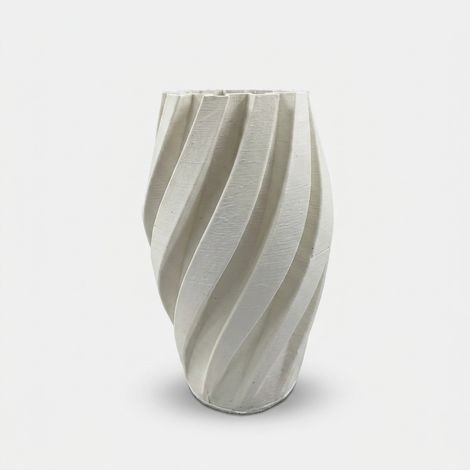 Vaso decorativo in ceramica da terra Stripes (1/2)