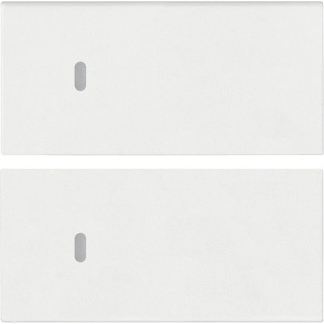 VIMAR - 19752.B Dos medios botones 2M blanco personal neutro
