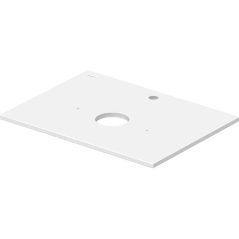 Consola Duravit Sivida, 1 hueco central, 680x500mm, 2670003200