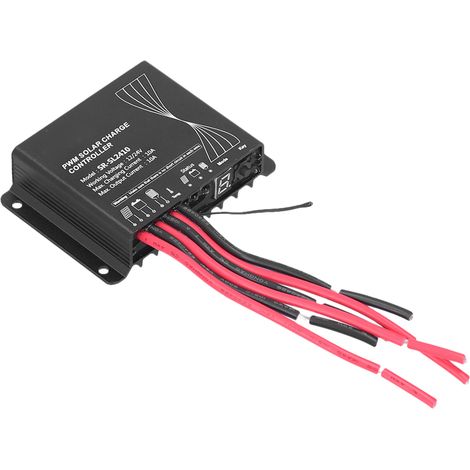 Régulateur de charge solaire PWM 10A Contrôleur de panneau solaire étanche Énergie solaire pour accessoires camping-car (1/5)