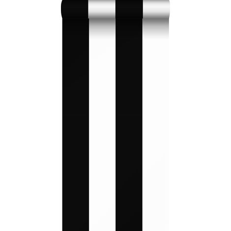 papier peint à rayures noir et blanc - Sanders & Sanders (1/4)