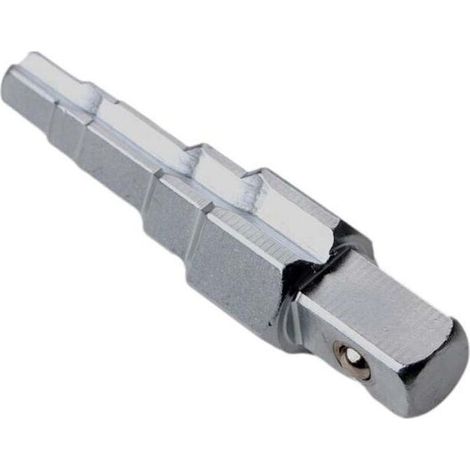Cliquet pour Radiateur Vannes d'entraînement de 1/2 pouce Clé de Radiateur Étagée à Tête Carrée pour Vannes de Radiateur Domestiques 10-21mm (1/4)