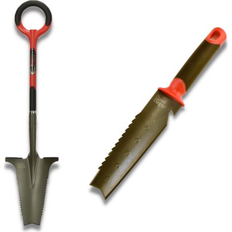 RootSlayer™ Pack - Rootslayer/Handbodenmesser - Zusätzliche Werkzeuge - Multifunktional/leicht/einfach zu verwenden - Ideal zum Umgraben/Umgraben/Umpflanzen/Randstechen/Pflanzen