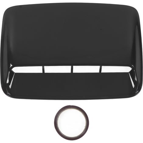 Couvercle D'aération de Capot, Couvercle de Capot D'aération de Capot Moteur Noir Brillant Universel pour la Modification de Voiture (1/5)