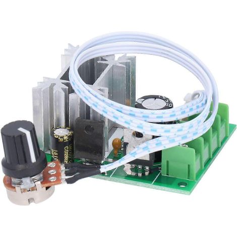 Module de contrôle de vitesse 25-26 pour moteur/pompe CC 6V/12V/24V/30V, commutateur de régulation de vitesse progressive PWM CC 6V/30V (1/4)