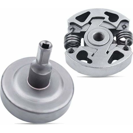 Kit d'embrayage et cloche d'embrayage pour Stihl FS38, FS40, FFS50, FS55 et autres séries, argent, 6.76.3, 6.11.3 (1/4)